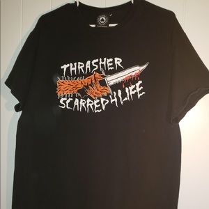 Thrasher scarred4life tee